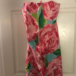 Lilly Pulitzer first impression strapless dress